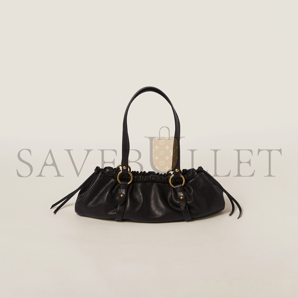 MIU MIU JOIE NAPPA LEATHER BAG 5BG289 (44*16*10.5cm) MIU MIU JOIE NAPPA LEATHER BAG 5BG289 (44*16*10.5cm)